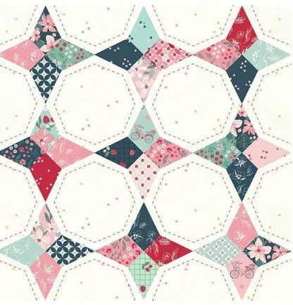 Berry Market Multi Star 108" Wide Yardage