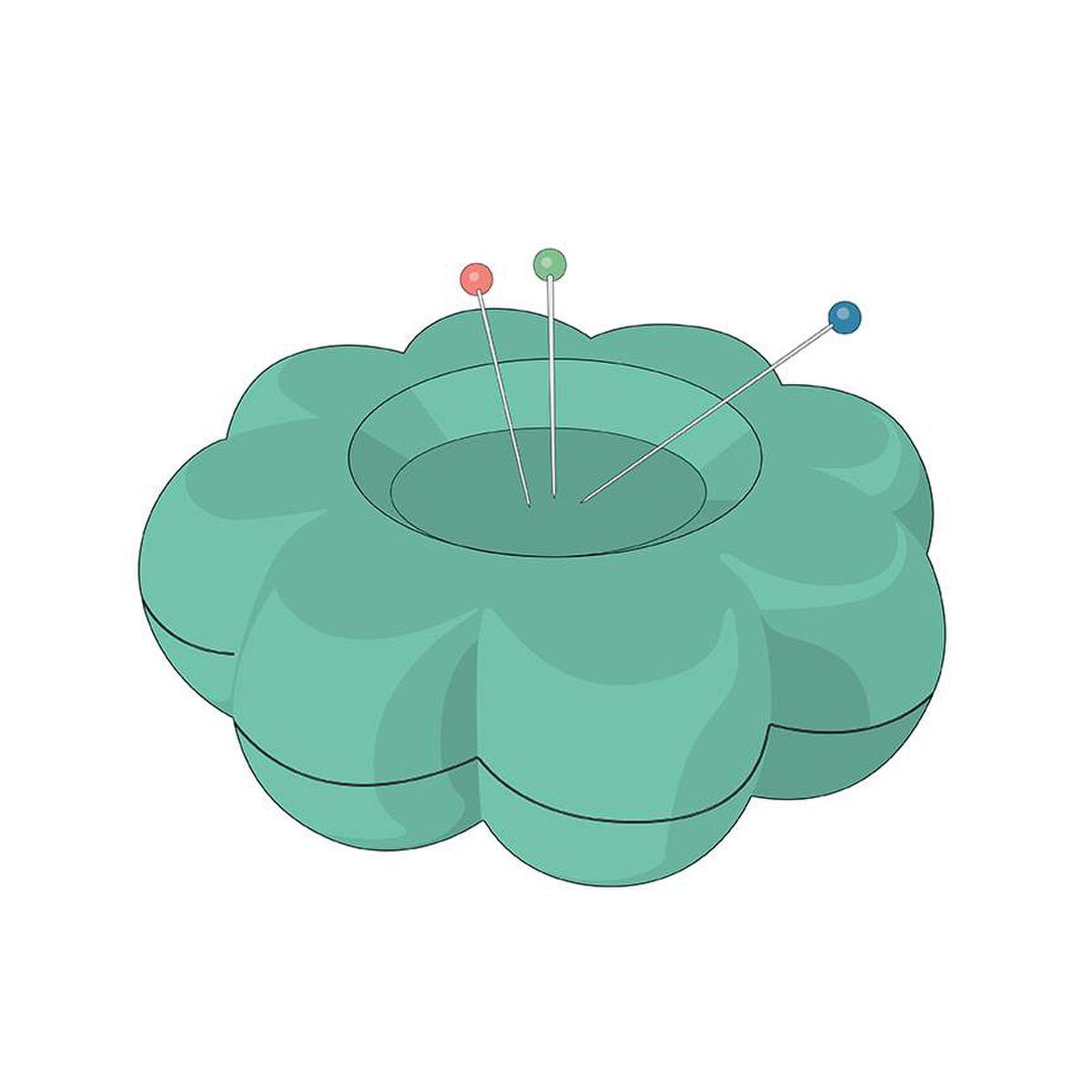 Lori Holt Flower Power Magnetic Pin Holder Sea Glass