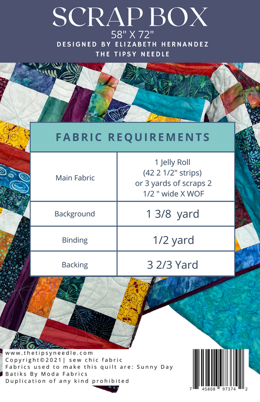Scrap Box Quilt Pattern