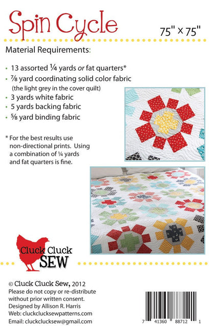 Spin Cycle Quilt Pattern