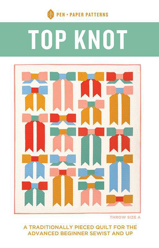 Top Knot Pen and Paper Quilt Pattern
