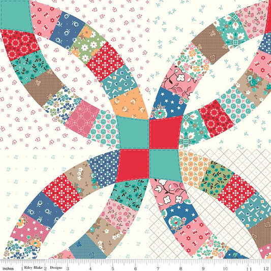 Wide Back Home Town Wedding Print Multi
