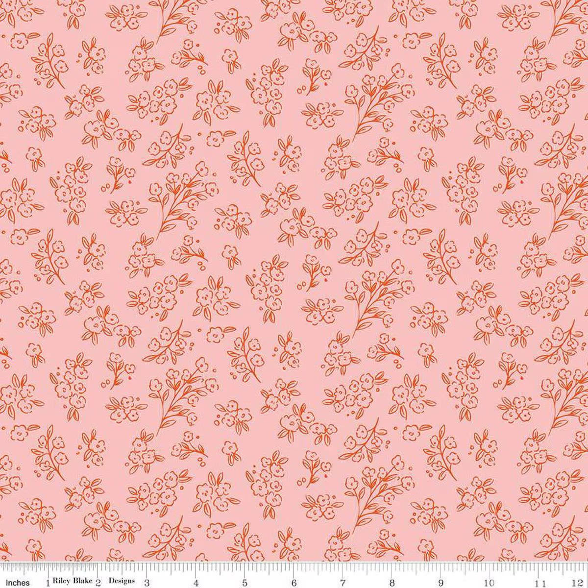 Floral Charms Posies Pink | Fat Quarter