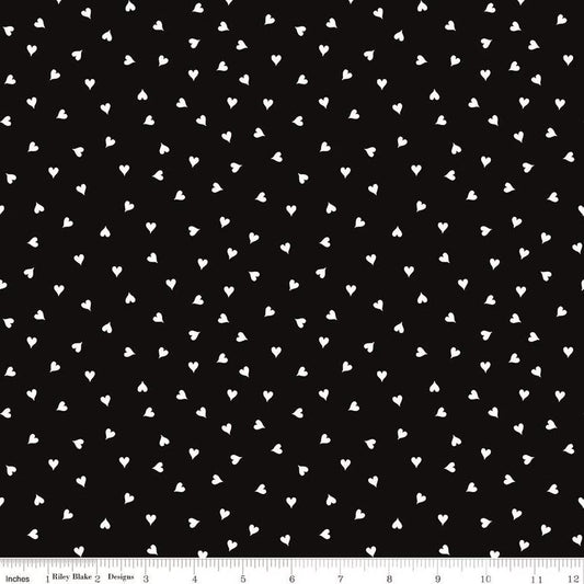 Take Heart Small Hearts Black