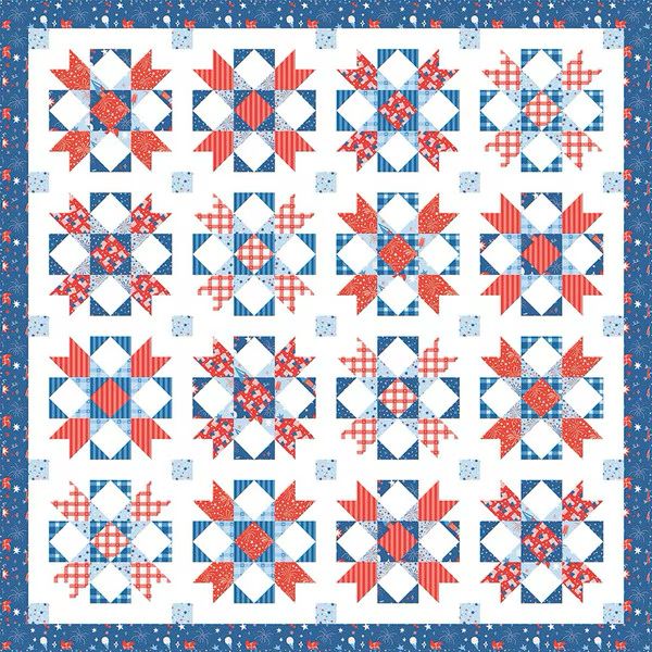 Starburst Picnic Quilt Kit