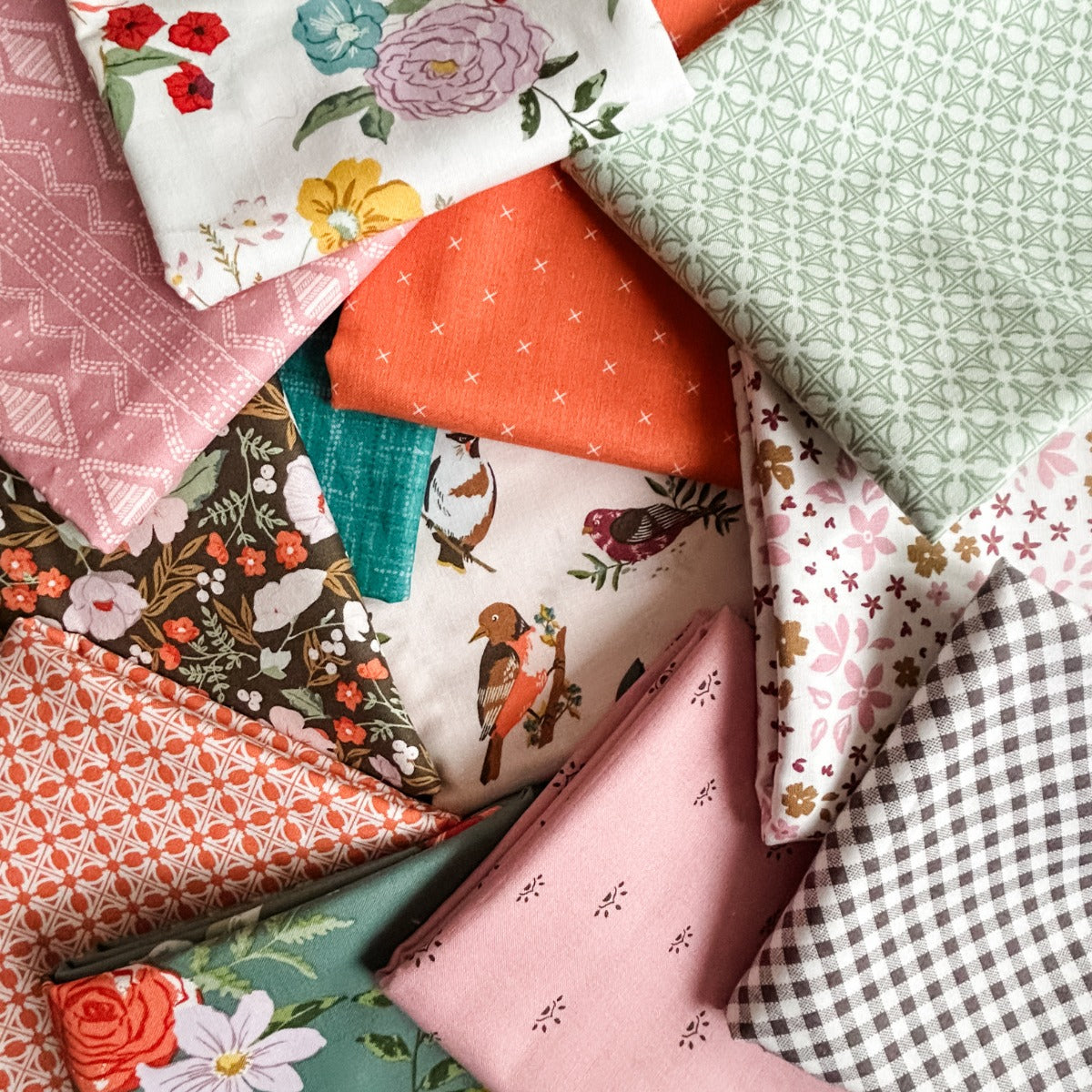 Winged Medley | features bird- and nature-inspired prints perfect for whimsical quilts and sewing projects.