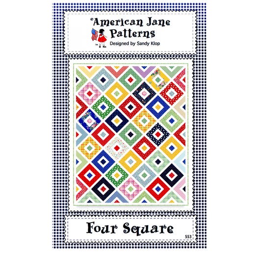 American Jane Patterns Four Square Quilt Pattern
