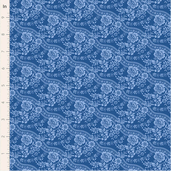 Celeste in Denim | Fat Quarter