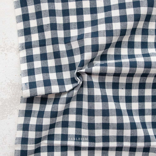 Camp Gingham in Midnight | Fat Quarter
