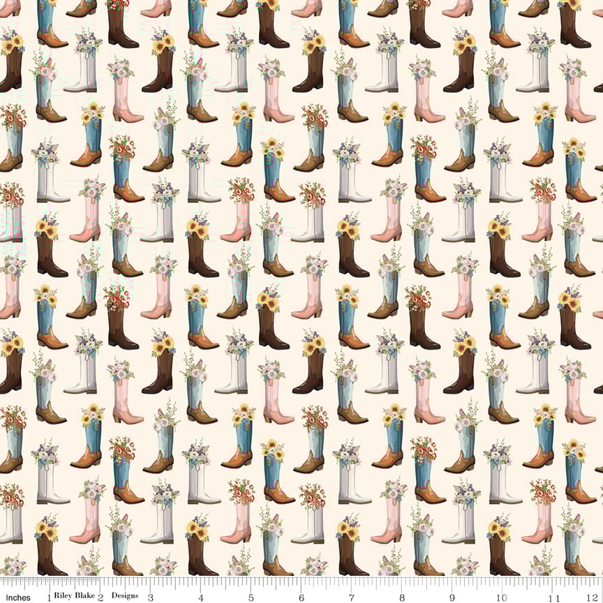 Cowgirl Boots Cream