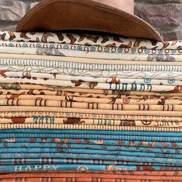 Cowboys | features western- and music-inspired prints perfect for rustic quilts and sewing projects.