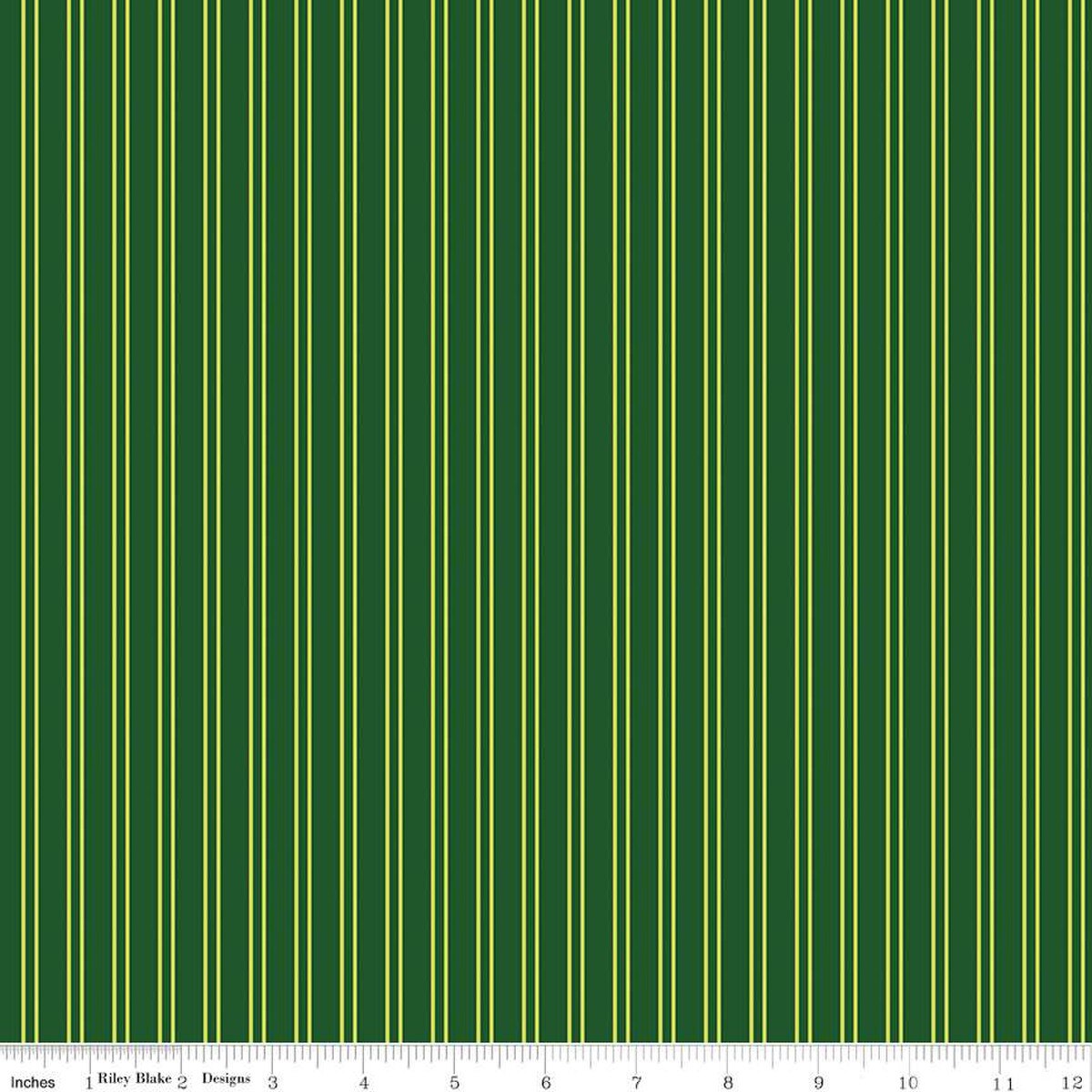 Dark Green Stripes