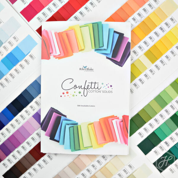 Confetti Cotton | features bright, colorful speckled prints that add fun and festive style to quilts and sewing projects.
