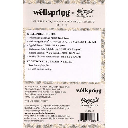 Wellspring Quilt Pattern