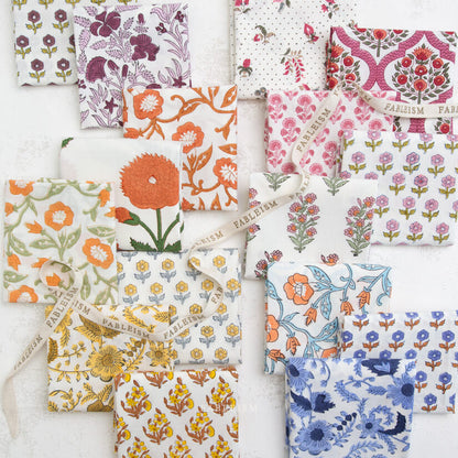 Indian Block Prints: Cottage | Fat Quarter Bundles