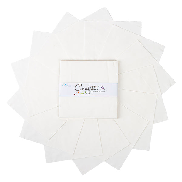 Confetti Cotton 10" Square Pack in Cloud
