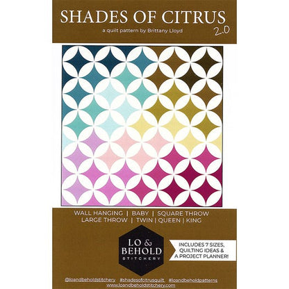 Shades of Citrus 2.0 Quilt Pattern