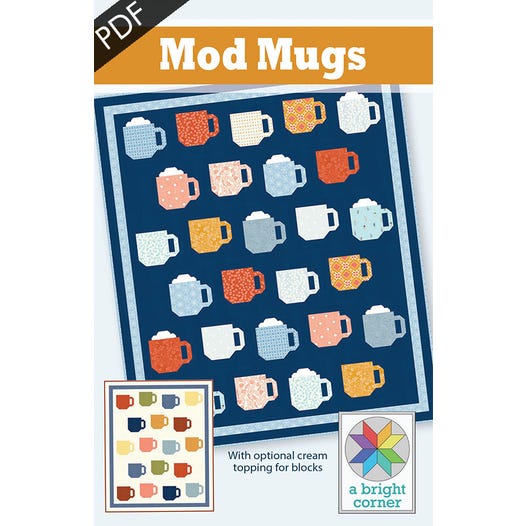 Mod Mugs Quilt Pattern