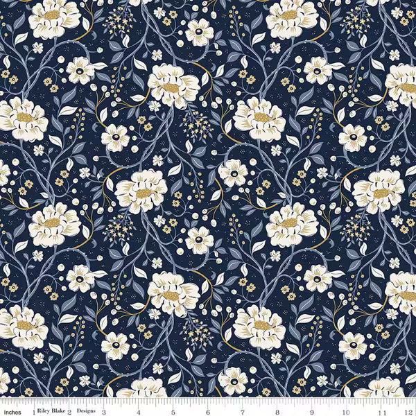 Before the Bloom Main in Indigo