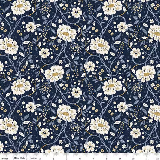 Before the Bloom Main in Indigo