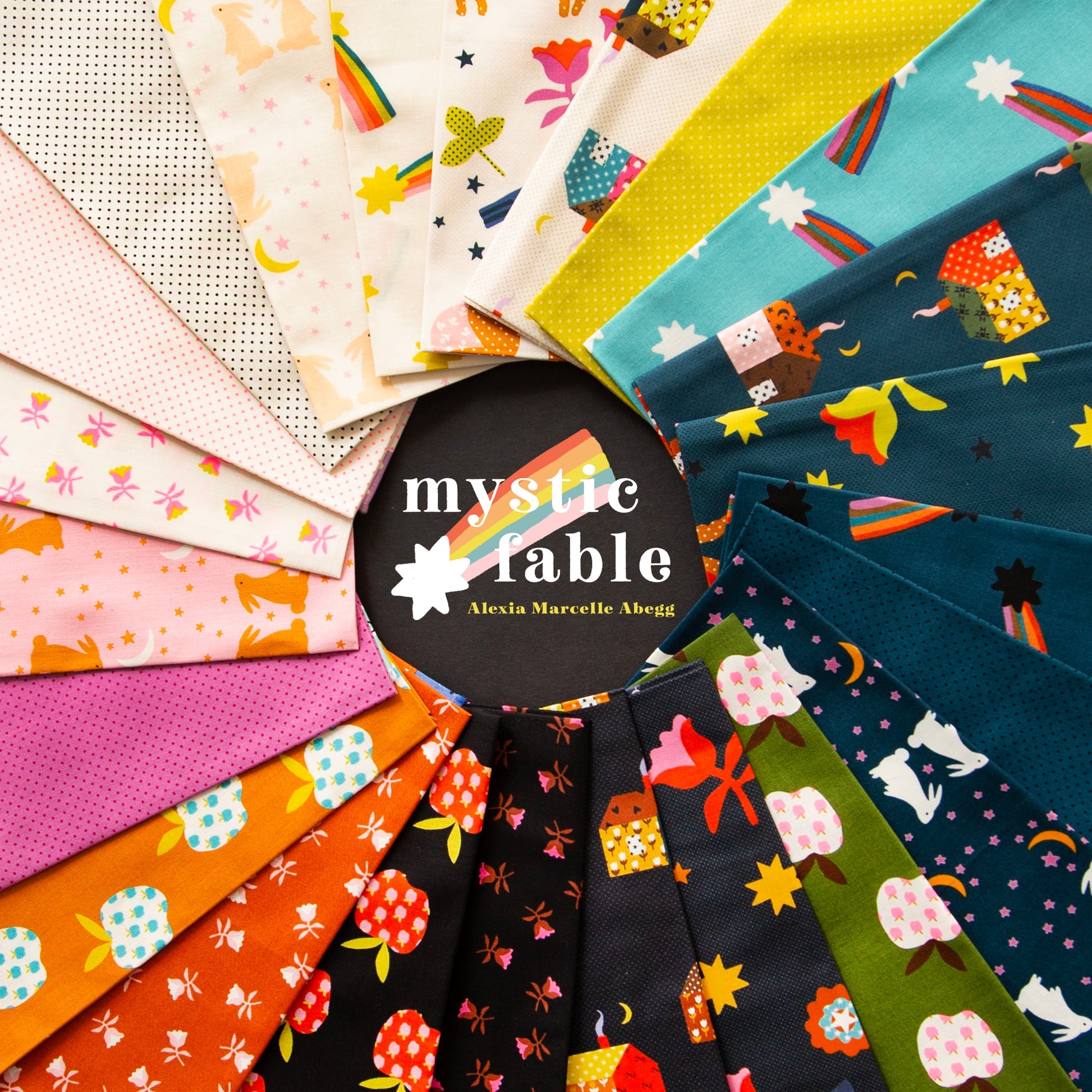Mystic Fable | Features dreamy, whimsical prints perfect for magical quilts and sewing projects.