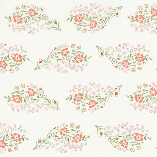 Peach Cobbler in Cream | Fat Quarter