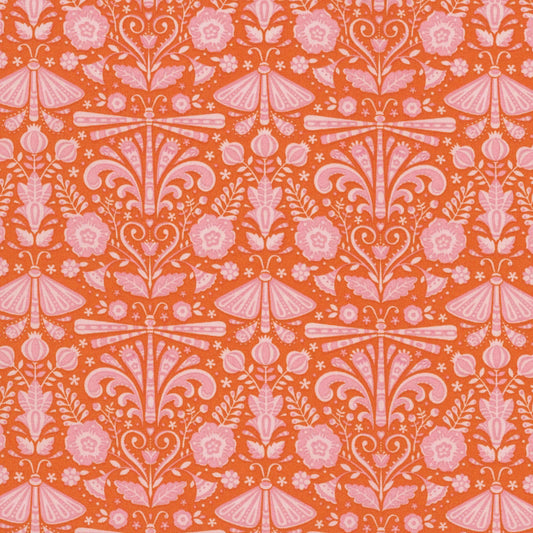 Peach Cobbler in Orange | Fat Quarter
