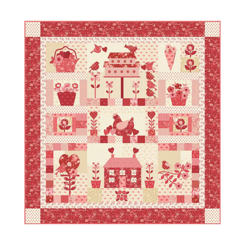 Petals and Polka Dots Quilt Kit