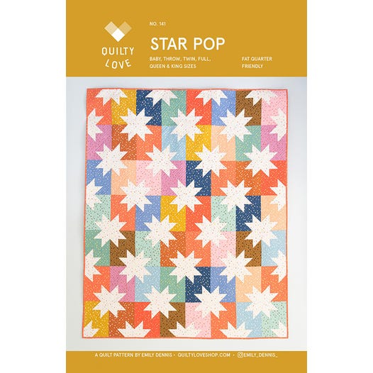 Star Pop Quilt Pattern