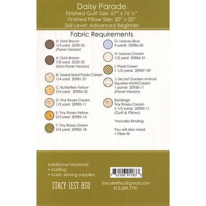 Daisy Parade Quilt Pattern