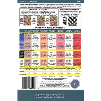 Star Adventure Quilt Pattern