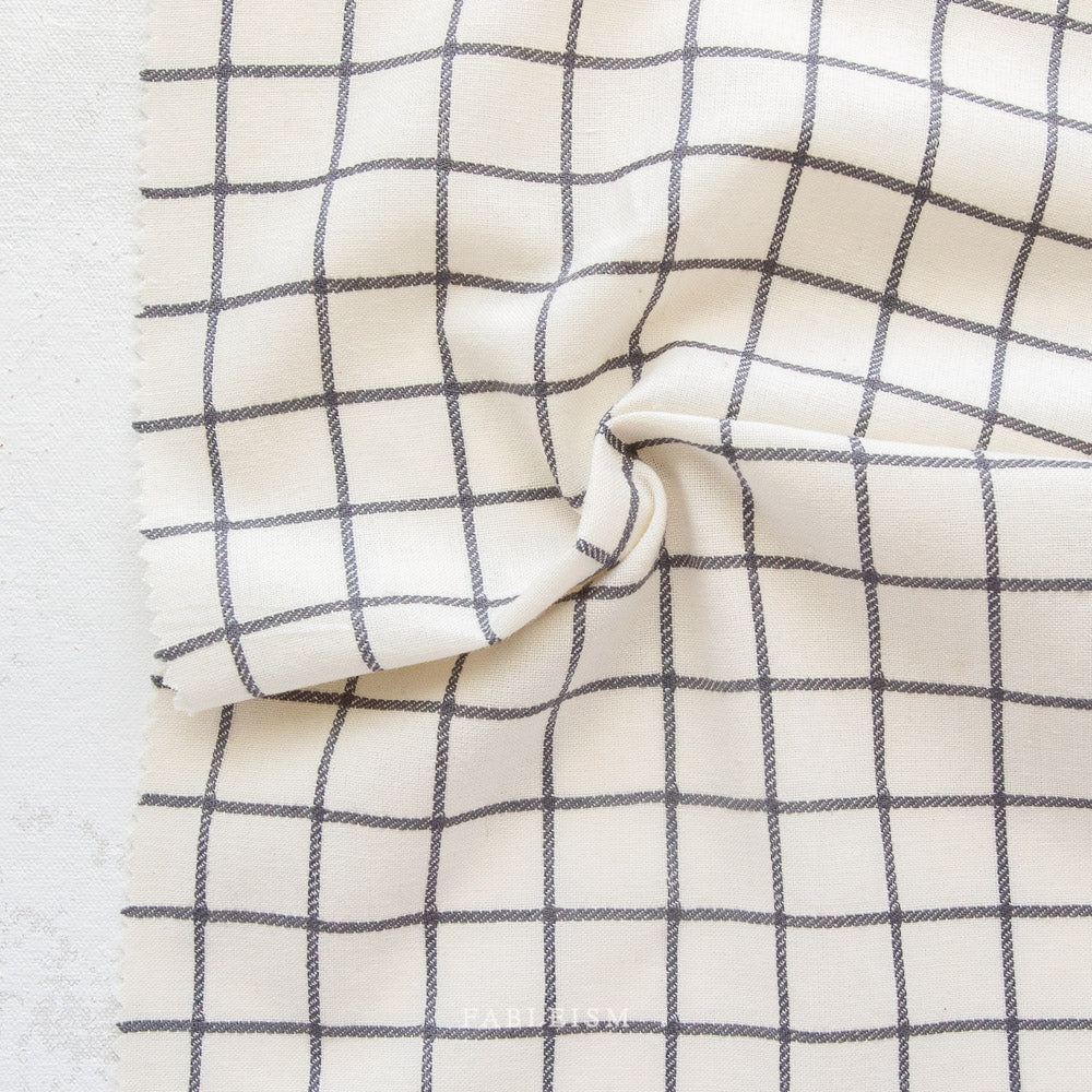 Thread Trellis Trellis Woven in Carbon – 31 Thread Co.