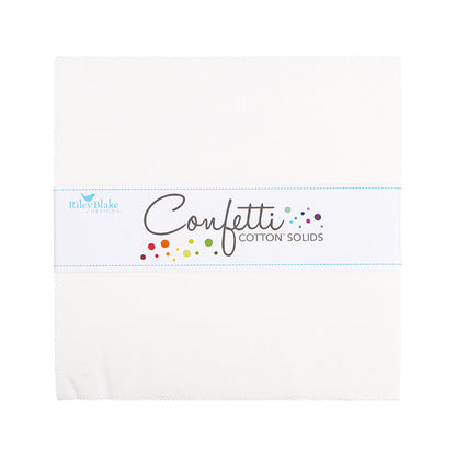 Confetti Cotton 10" Square Pack in Cloud